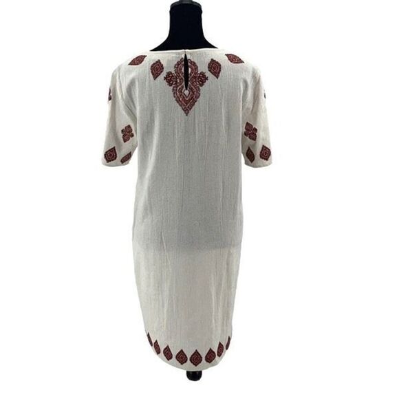 Michael Michael Kors Womens Embroidered Aztec Bohemian Shift Mini Dress Size 6 - Picture 6 of 11